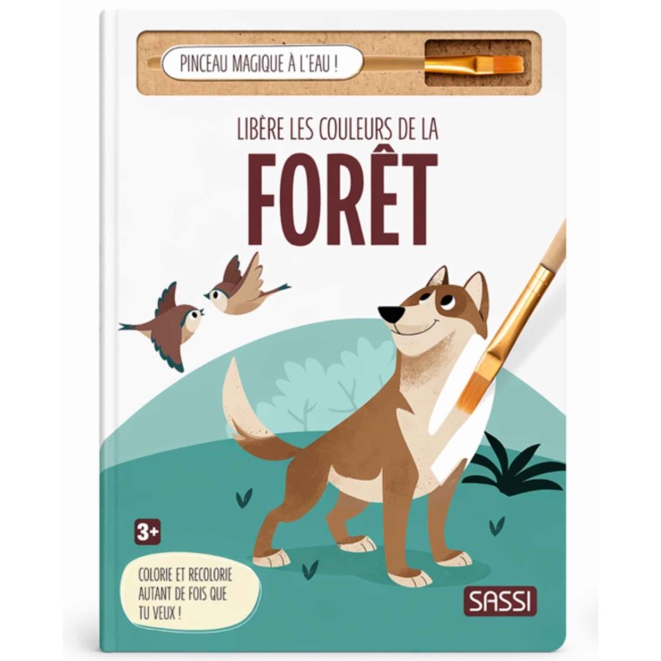 Coloriage à l'eau pinceau magique - foret