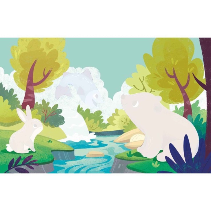 Coloriage à l'eau pinceau magique - foret