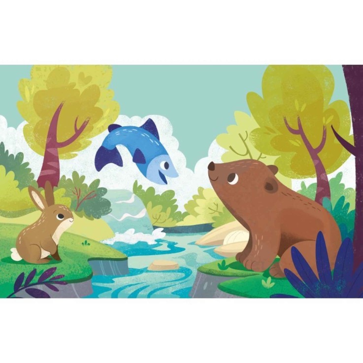 Coloriage à l'eau pinceau magique - foret