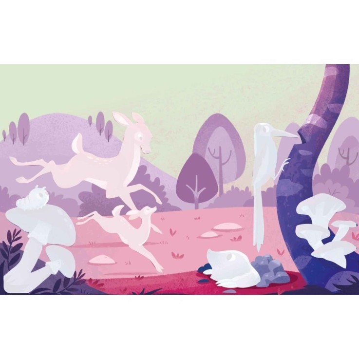 Coloriage à l'eau pinceau magique - foret