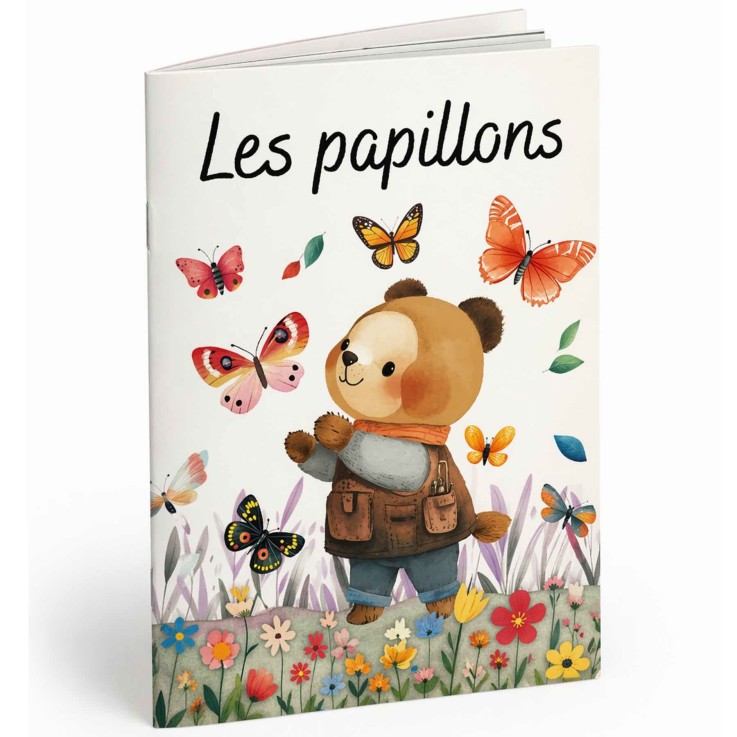 Puzzle magique à l'eau enfant 54 pièces coloriage réutilisable - Les papillons