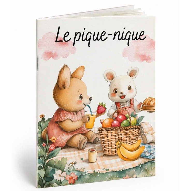 Puzzle magique à l'eau enfant 54 pièces coloriage réutilisable - Le pique nique