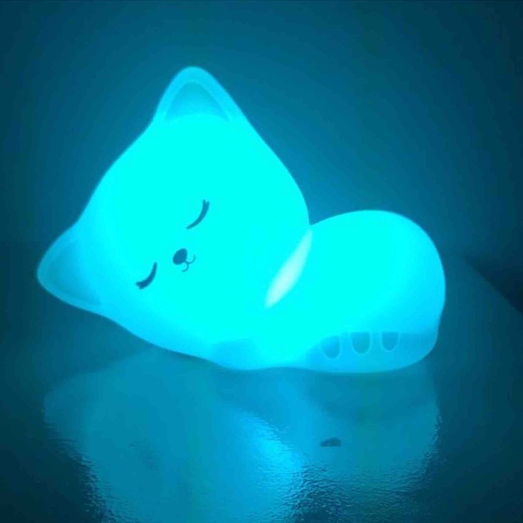 Veilleuse lumineuse avec télécommande, Chaton Stella