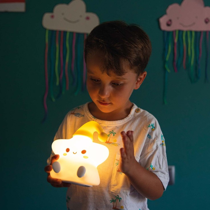 Veilleuse lumineuse avec télécommande, Étoile Joy