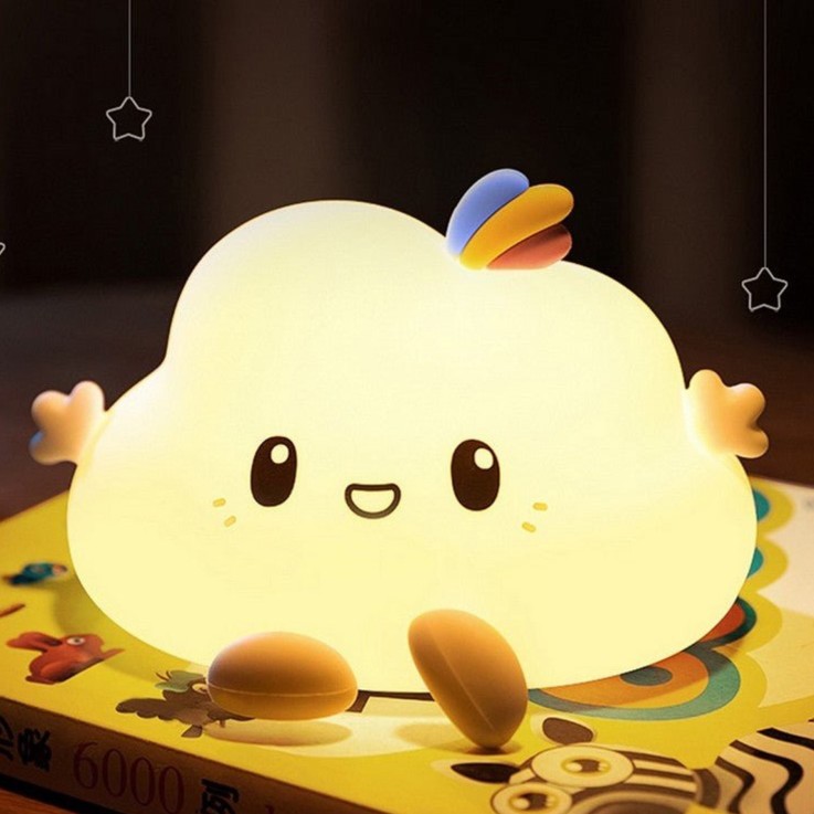 Veilleuse lumineuse tactile avec télécommande, Nuage