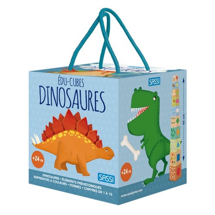 Cubes éducatifs et d'apprentissage, Les Dinosaures