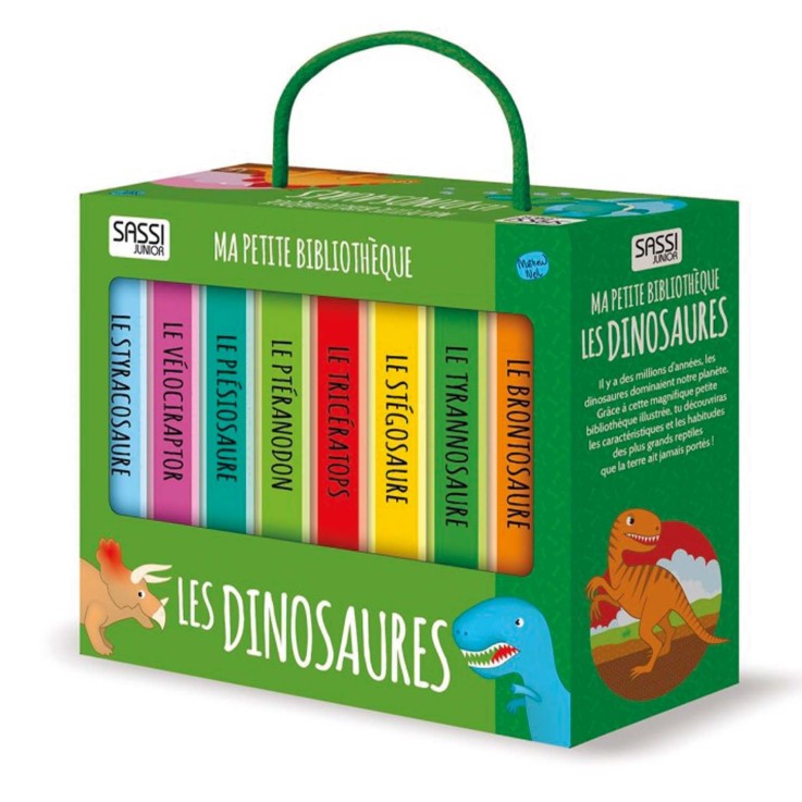 Lot de 8 Livres - Ma petite bibliothèque - Les dinosaures
