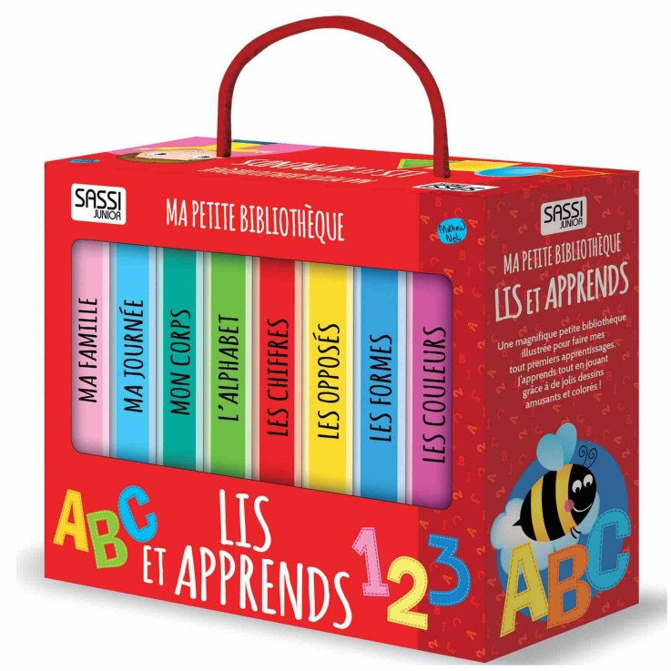 Lot de 8 Livres - Ma petite bibliothèque - Lit et apprends