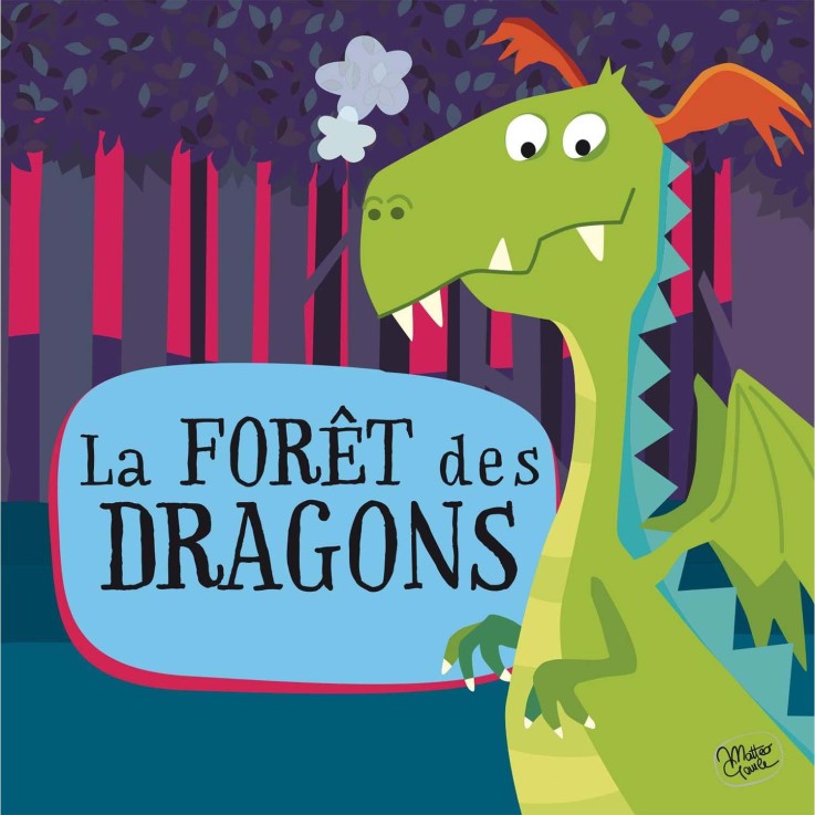 Puzzle géant & Livre - La forêt des dragons