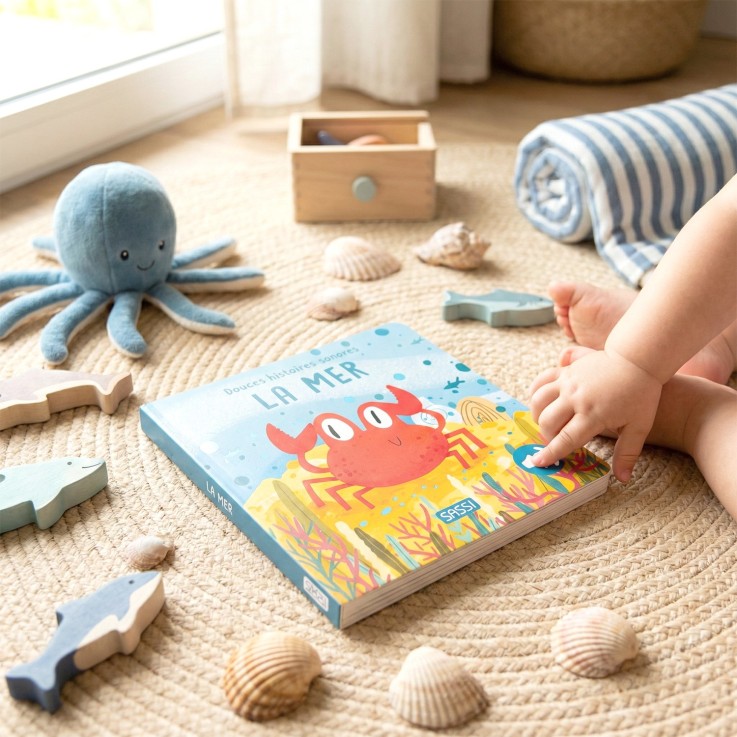 Livre sonore pour enfant, La Mer