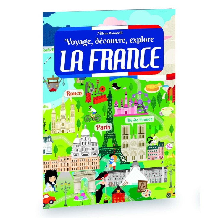 Puzzle & Livre - Voyagez, découvrez, explorez, La France