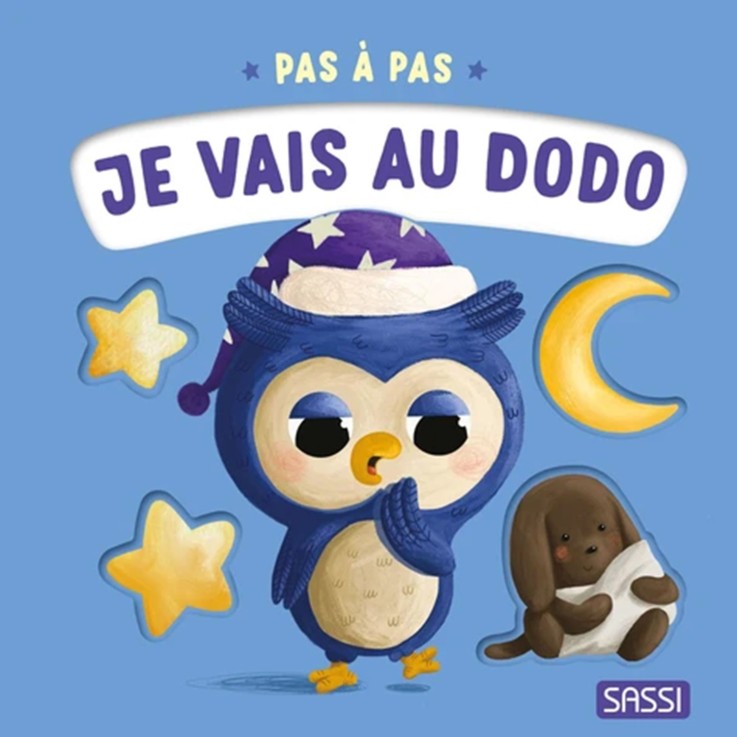 Livre bébé Pas à pas je vais au dodo