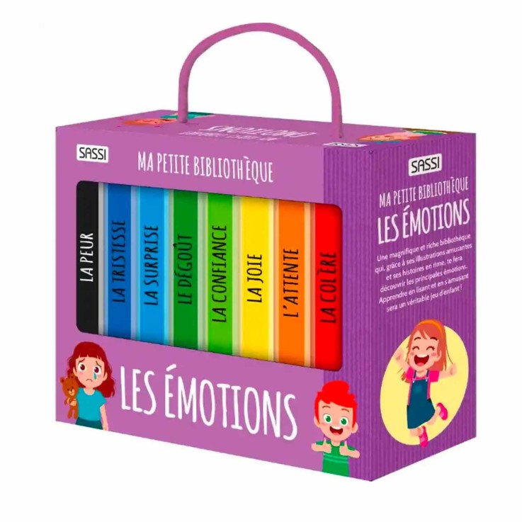 Lot de 8 livres - Ma petite bibliothèque, Les émotions