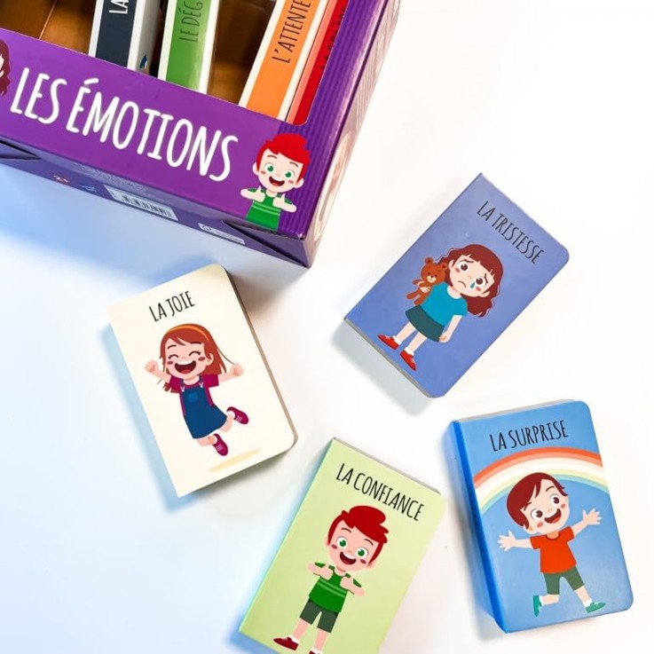 Lot de 8 livres - Ma petite bibliothèque, Les émotions