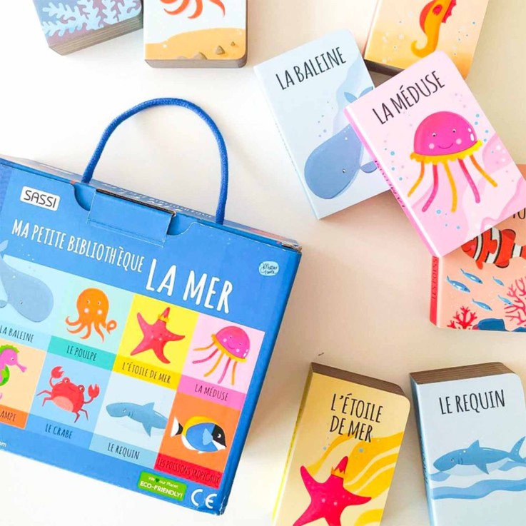 Lot de 8 livres - Ma petite bibliothèque, La mer
