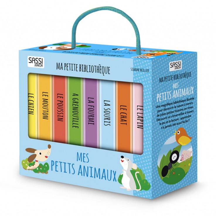 Lot de 8 Livres - Ma petite bibliothèque - Mes petits animaux