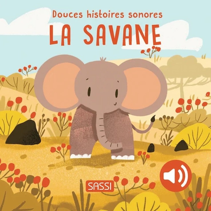 Livre sonore pour enfant, La Savane