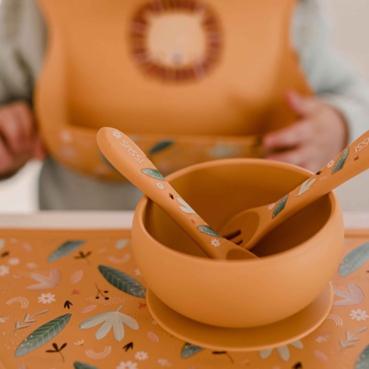 Bol en silicone avec ventouse, Animaux