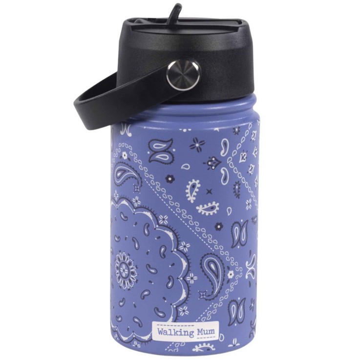 Gourde isotherme en inox avec paille anti-fuite Summer