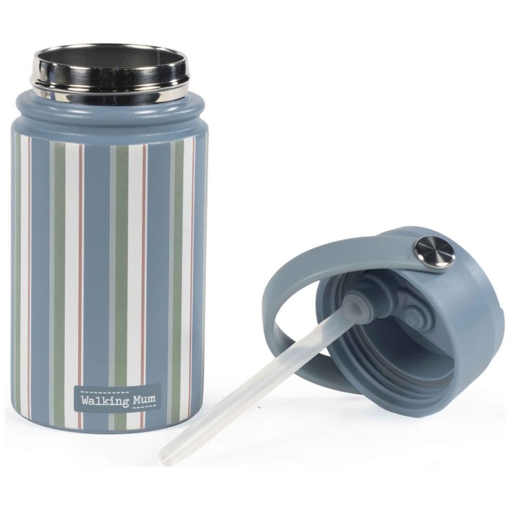 Gourde isotherme en inox avec paille anti-fuite Summer