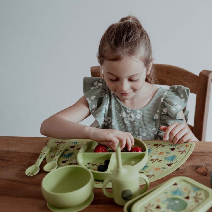 Set de table bébé en silicone, Animaux