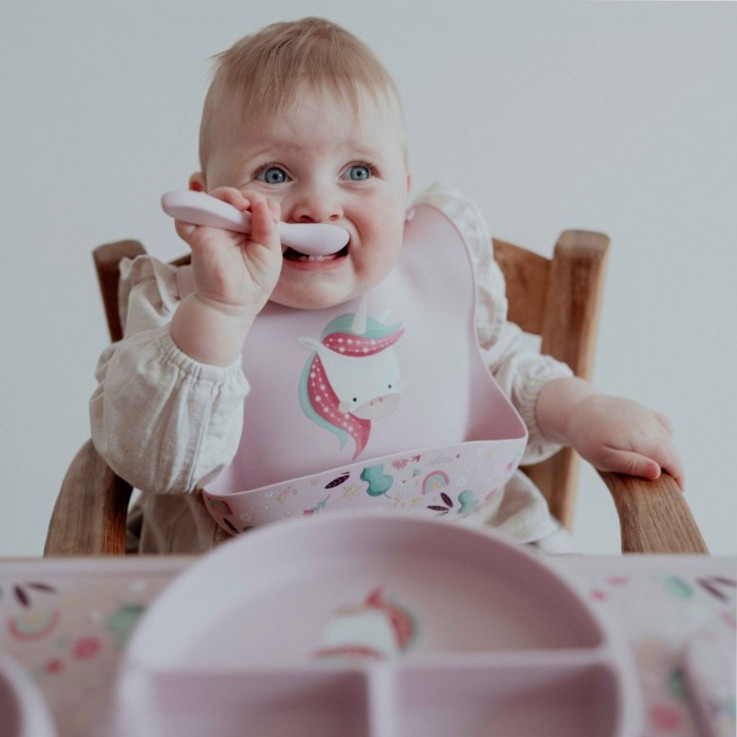 Set de table bébé en silicone, Animaux
