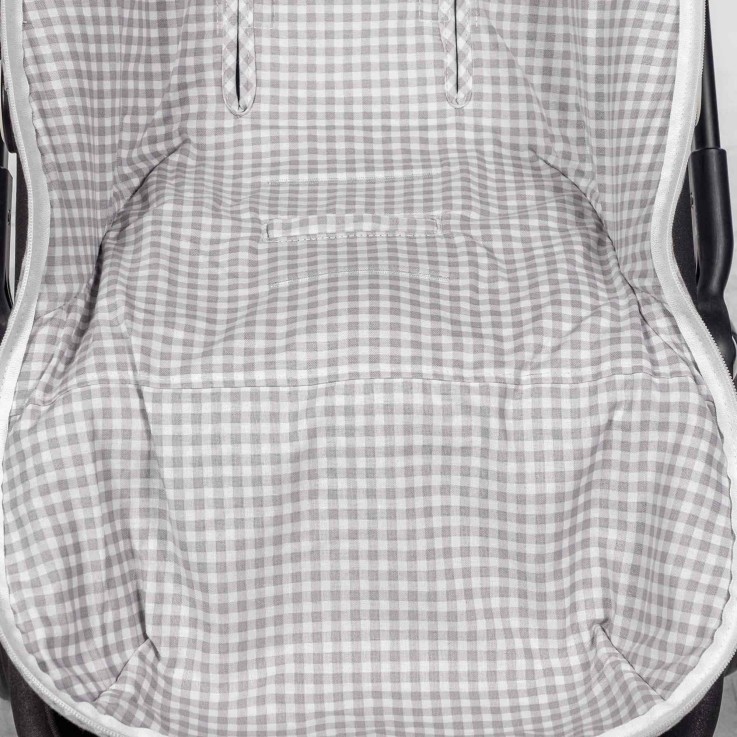 Chancelière mi-saison I Love Vichy en coton