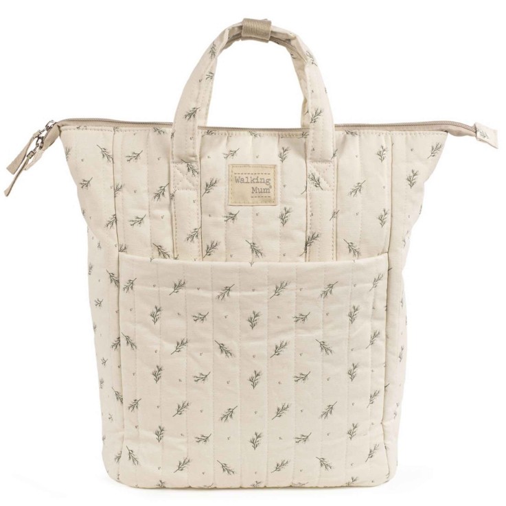 Sac à dos langer en coton imperméable Mimosa