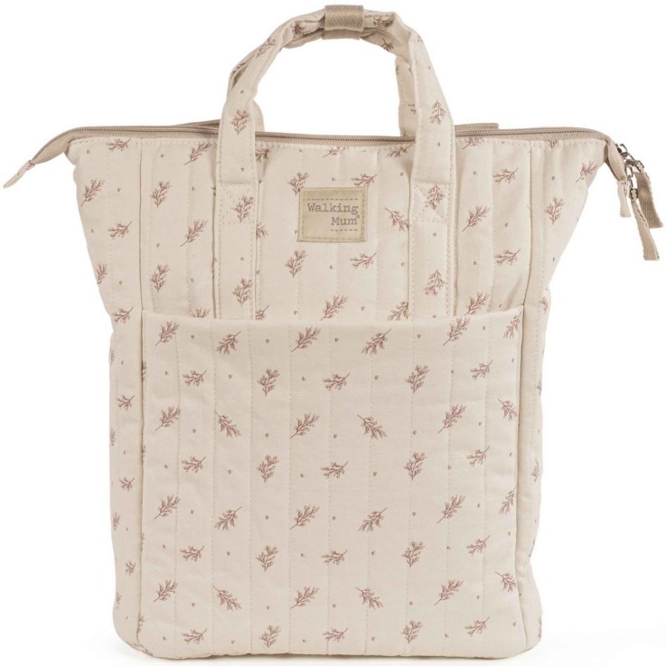 Sac à dos langer en coton imperméable Mimosa