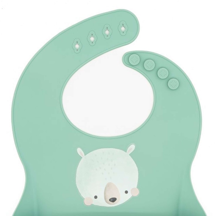 Bavoir récupérateur en silicone, Animaux