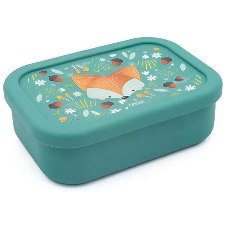 Boite à gouter lunch box en silicone Animaux