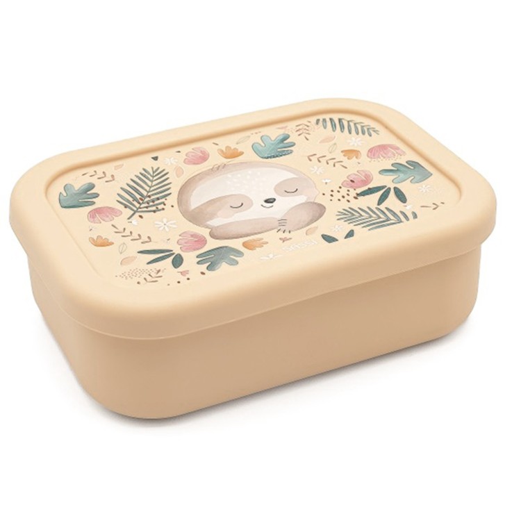 Boite à gouter lunch box en silicone Animaux