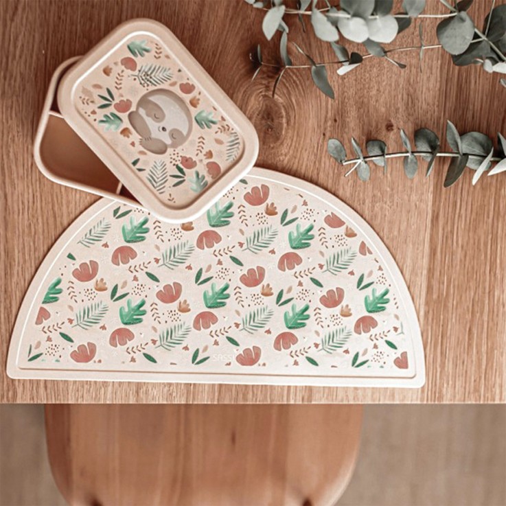 Boite à gouter lunch box en silicone Animaux