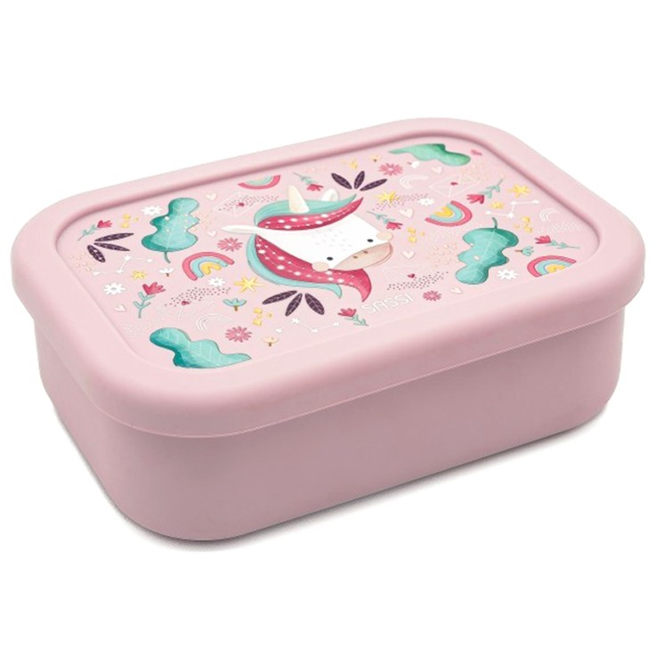 Boite à gouter lunch box en silicone Animaux