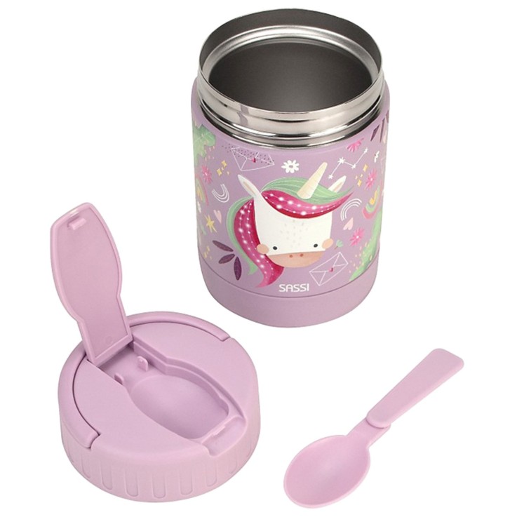 Thermos repas bébé en inox Animaux