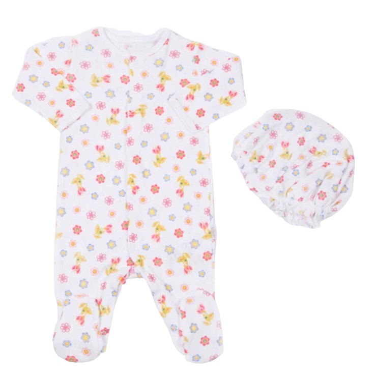 Dors-bien bébé en coton jacquard biologique, Iris
