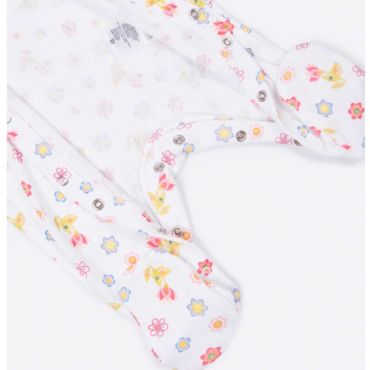 Dors-bien bébé en coton jacquard biologique, Iris