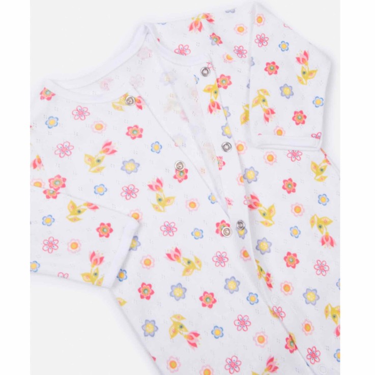 Dors-bien bébé en coton jacquard biologique, Iris