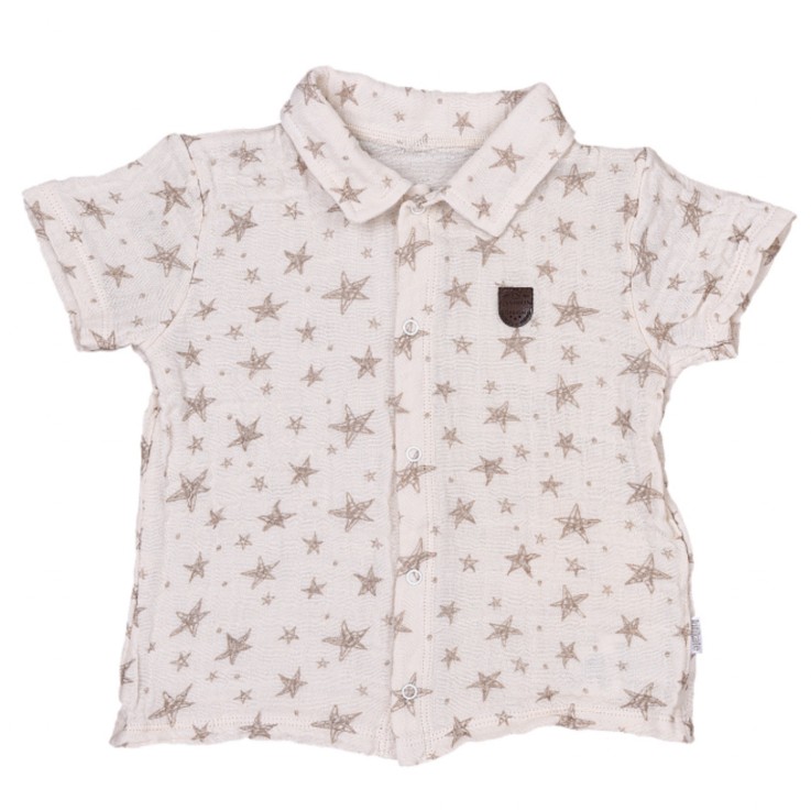 Ensemble t-shirt et short bébé en coton biologique, SACHA