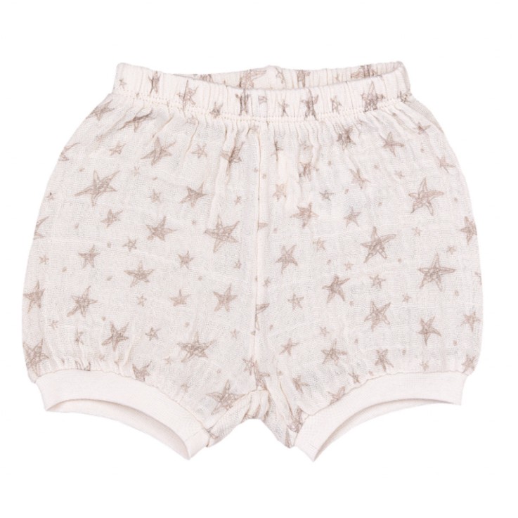 Ensemble t-shirt et short bébé en coton biologique, SACHA