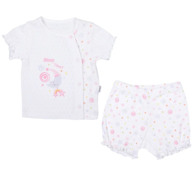 Ensemble t-shirt et short bébé en coton bio, Dreams