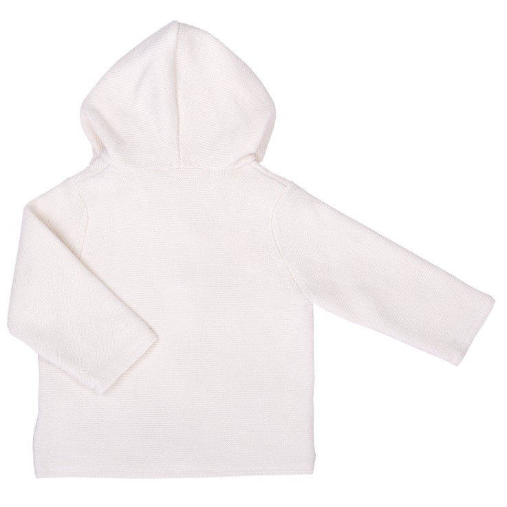 Cardigan bébé en tricot de coton bio