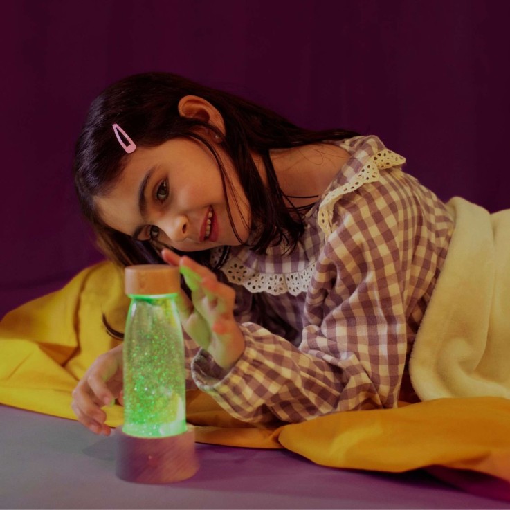 Veilleuse magic lamp pour bouteille sensorielle