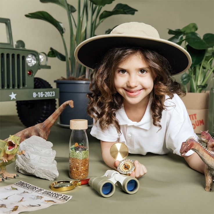 Bouteille sensorielle Spy, Jurassic