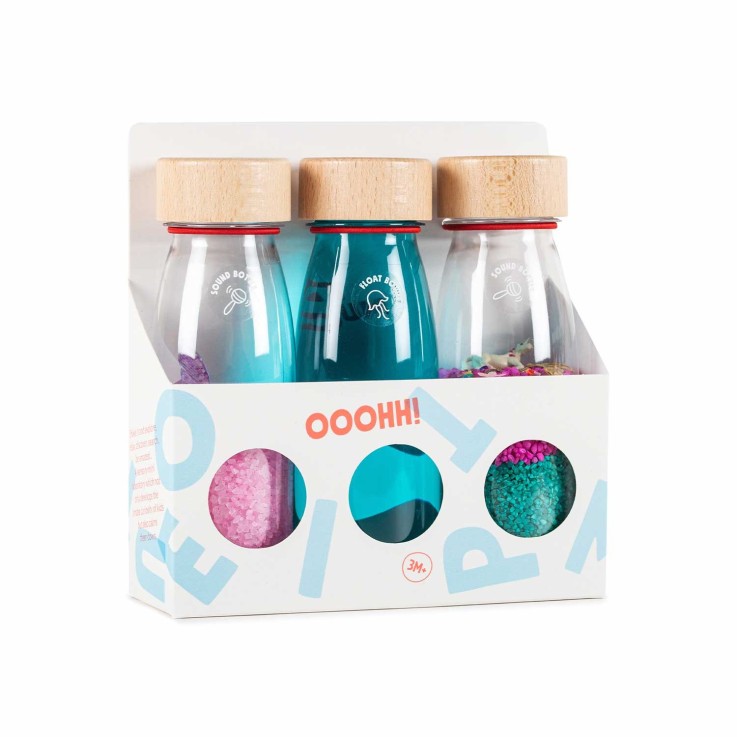 Lot de 3 bouteilles sensorielles, Fantasy