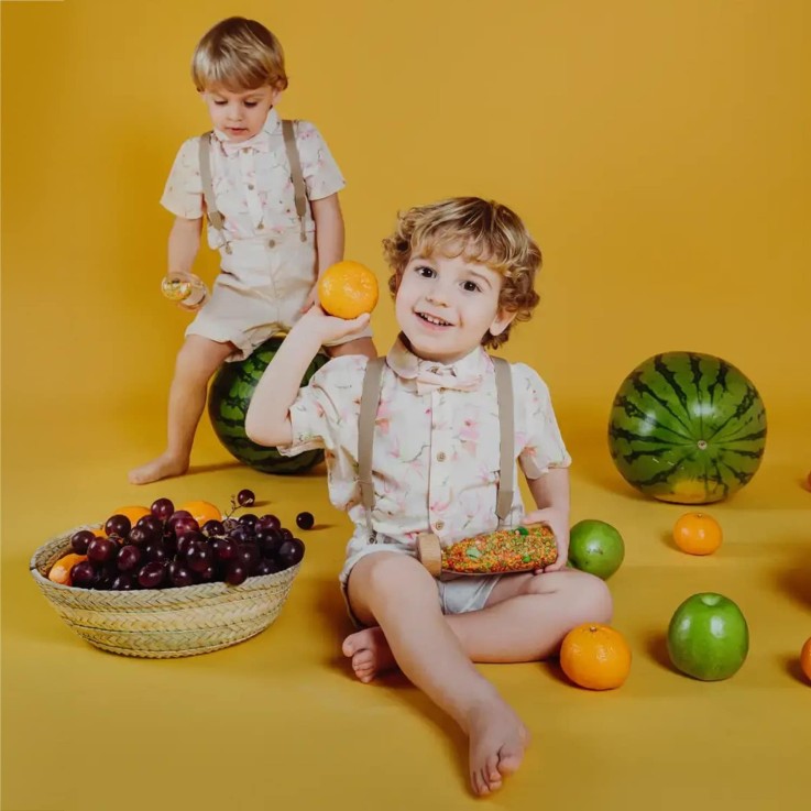 Bouteille sensorielle, Learn Fruits