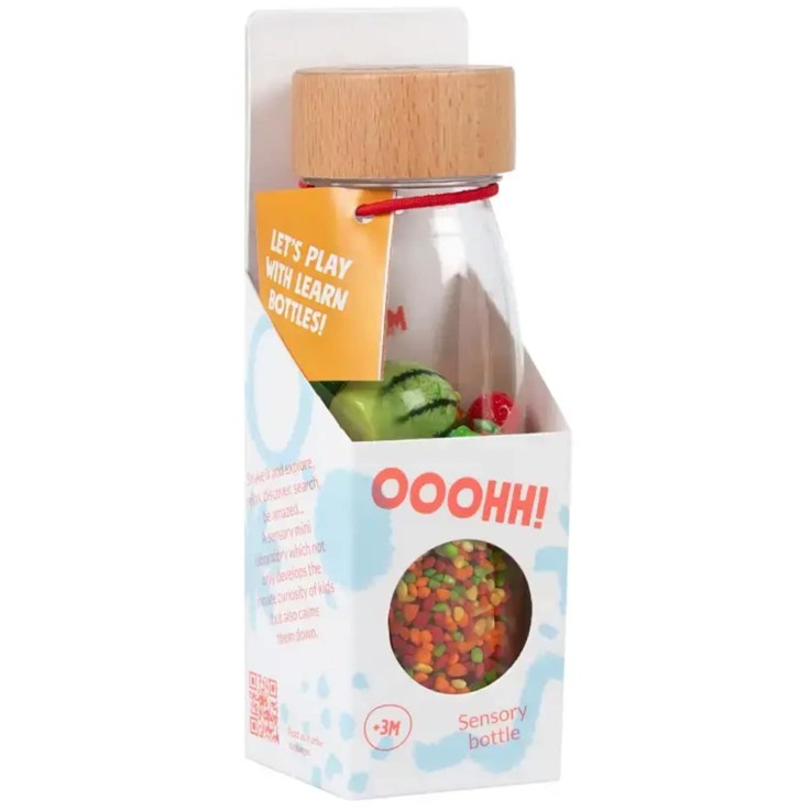 Bouteille sensorielle, Learn Fruits