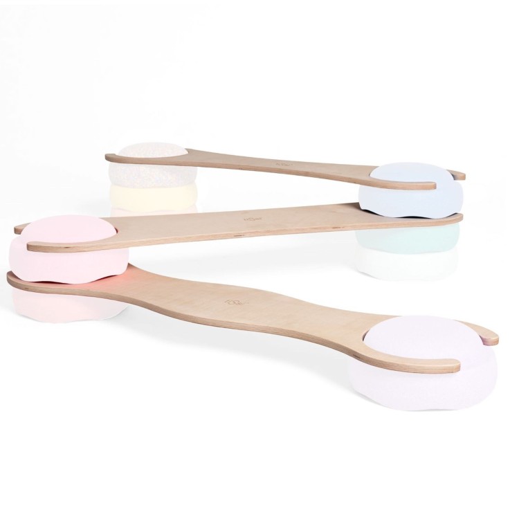 Lot de 3 planches d'équilibre compatibles Stapelstein