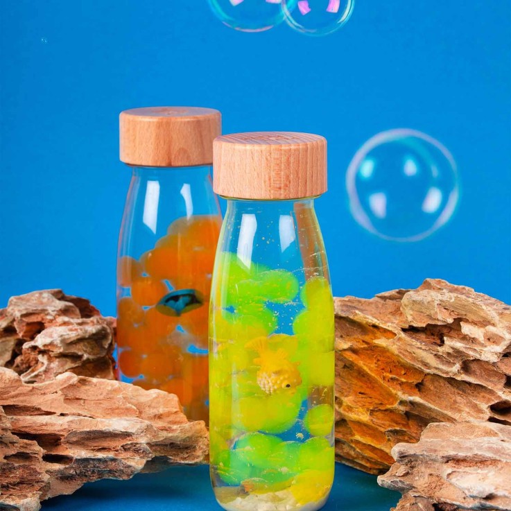 Bouteille sensorielle Sound, Poisson bleu