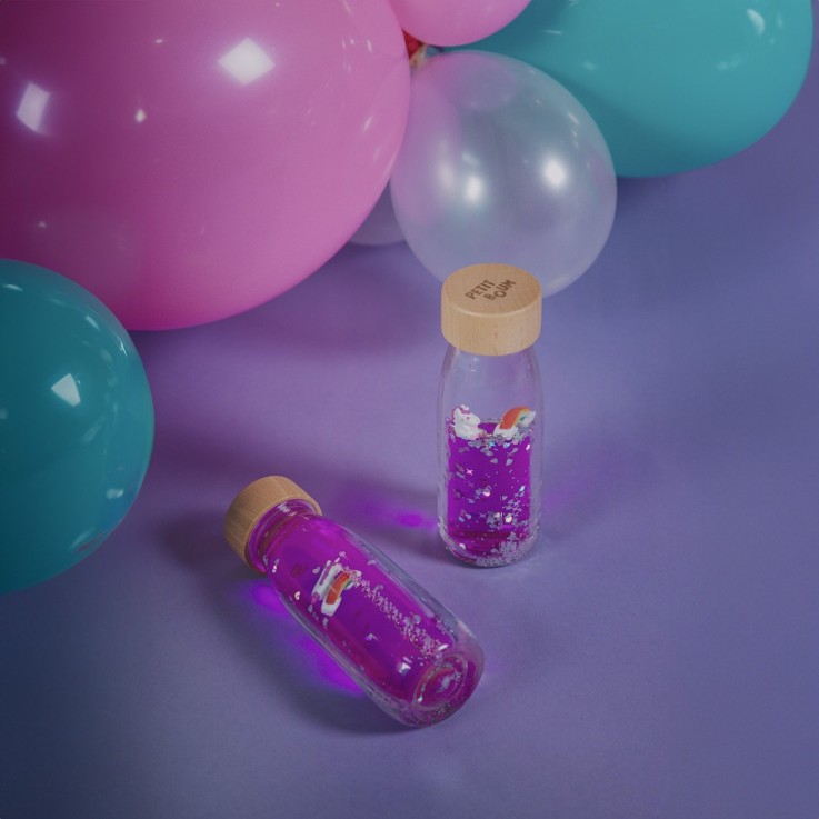 Bouteille sensorielle Move, Arc en ciel